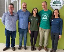 Foto de cerimônia de inauguração da área de preservação