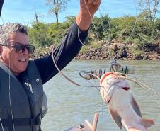 Foto de operação de fiscalização de pesca