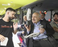 Fotos de visita do Secretário à Fiep