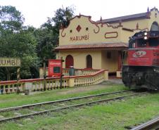Foto de paisagem dos parques do Paraná