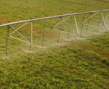Foto de sistema de irrigação