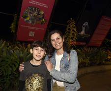 Foto de exposição sobre fauna ameaçada