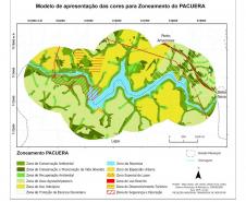 Foto de mapa vetorial usado no licenciamento ambiental