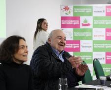 Foto de cerimônia de formação de recicladoras
