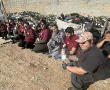 Foto de cooperativa de reciclagem