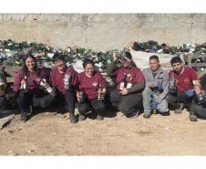 Foto de cooperativa de reciclagem