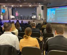 Foto de apresentação em evento