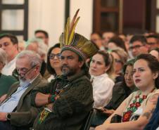 Foto de apresentação da Conferência da Mata Atlântica