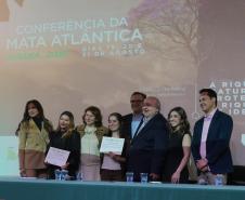 Foto de apresentação da Conferência da Mata Atlântica