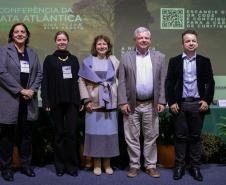 Foto de painel da Conferência da Mata Atlântica