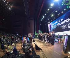 Foto de cerimônia de abertura da Conferência da Mata Atlântica
