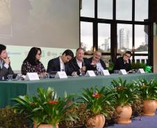 Foto de painel da Conferência da Mata Atlântica