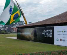 Foto de painel da Conferência da Mata Atlântica