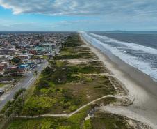 Foto da região da nova orla de Pontal