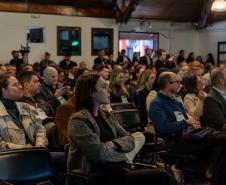 Foto de painel da Conferência da Mata Atlântica