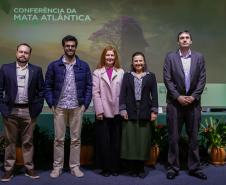 Foto de painel da Conferência da Mata Atlântica