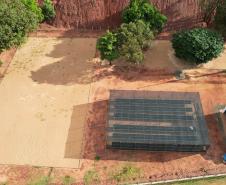 Foto de obras de contenção de erosão em Loanda