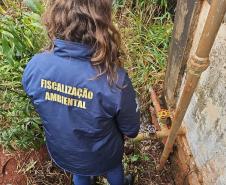 Operação do IAT contra uso irregular de recursos hídricos gera R$ 1 milhão em multas