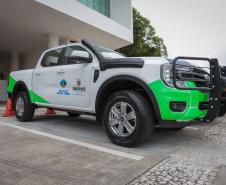 Foto de caminhonete entregue ao IAT