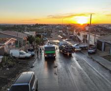Foto de ação de limpeza em Rio Bonito do Iguaçu