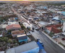 Foto de ação de limpeza em Rio Bonito do Iguaçu