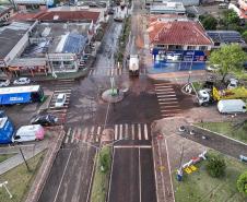Foto de ação de limpeza em Rio Bonito do Iguaçu