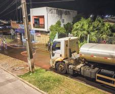 Foto de ação de limpeza em Rio Bonito do Iguaçu