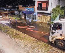 Foto de ação de limpeza em Rio Bonito do Iguaçu