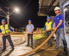 Foto de ação de limpeza em Rio Bonito do Iguaçu