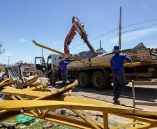 IAT define pontos para destinação dos resíduos gerados pelo tornado em Rio Bonito do Iguaçu