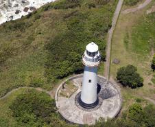 Foto aérea da Ilha do Mel