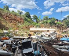 Operação em Laranjeiras do Sul aplica R$ 50 mil em multas por depósitos irregulares