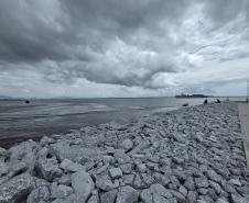 Obra do molhe de Pontal do Paraná alcança 99% e será finalizada nos próximos dias