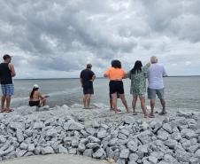 Obra do molhe de Pontal do Paraná alcança 99% e será finalizada nos próximos dias