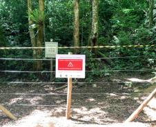 Foto de área restrita do Parque Pico Paraná