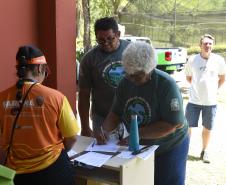 Foto de ação educativa do Um dia no Viveiro