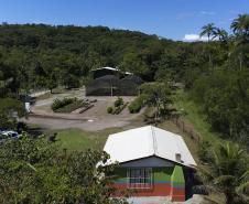 Foto de ação educativa do Um dia no Viveiro