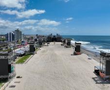 Foto do litoral paranaense