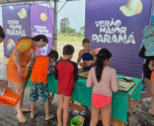 Foto do estande do IAT no verão maior