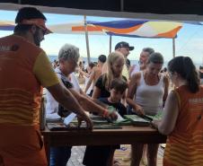 Foto do estande do IAT no verão maior