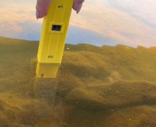 Foto de ação educativa sobre a água