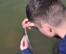 Foto de ação educativa sobre a água