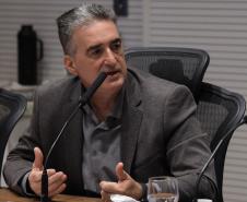 Foto de reunião de autoridades