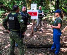 Foto de operação no Parque Pico Paraná