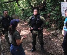 Foto de operação no Parque Pico Paraná