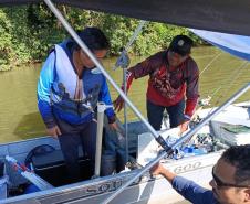 Foto de operação de fiscalização do IAT