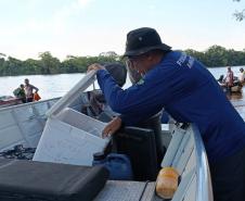 Foto de operação de fiscalização do IAT