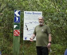 Foto de visitantes no Parque Estadual Rio da Onça