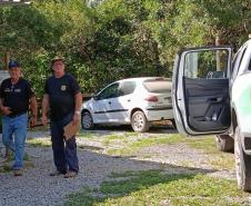 Foto de ação de fiscalização do Pico Paraná