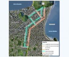 Foto de projeto da ponte de Guaratuba